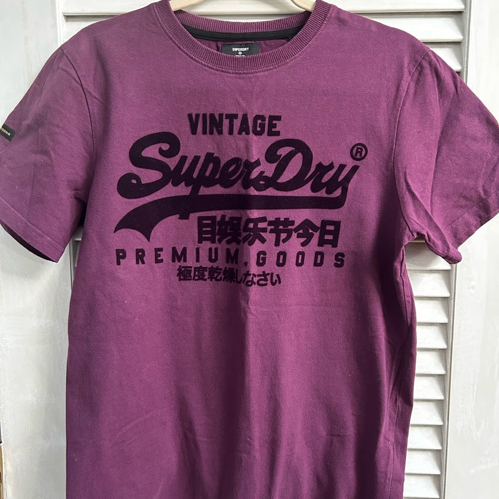 Superdry Premium Goods Purple Tee